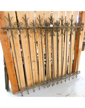 Paire de Grille en Fer Forgé