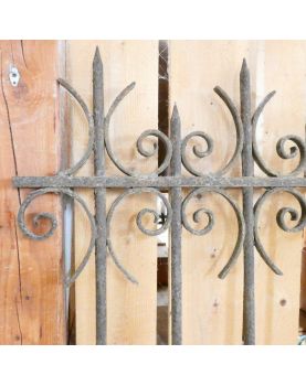 Pair of Grid in Iron Forged
