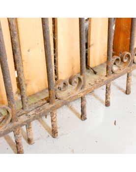 Paire de Grille en Fer Forgé