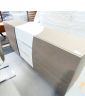 Room for Modern Eating White and Grey Wood