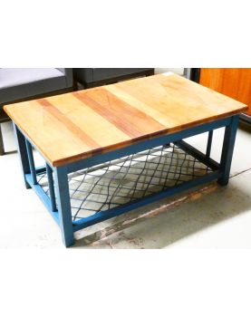 Table Basse Pieds Bleus