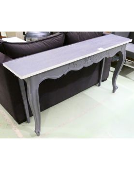 Console Patiné Grise