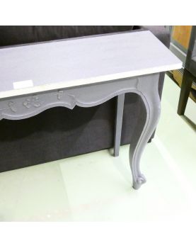Console Patiné Grise