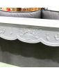 Console Patiné Grise
