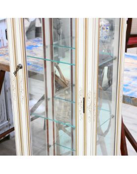 Vitrine 1 Porte Électrifié Style Asiatique