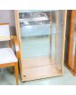 Vitrine 2 Portes Décor Hêtre Électrifié