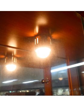 Showcase 2 Doors Decor Merisier Electric
