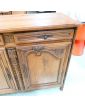Ancien Buffet Normand Sculpté 2 Portes 2 Tiroirs Clé