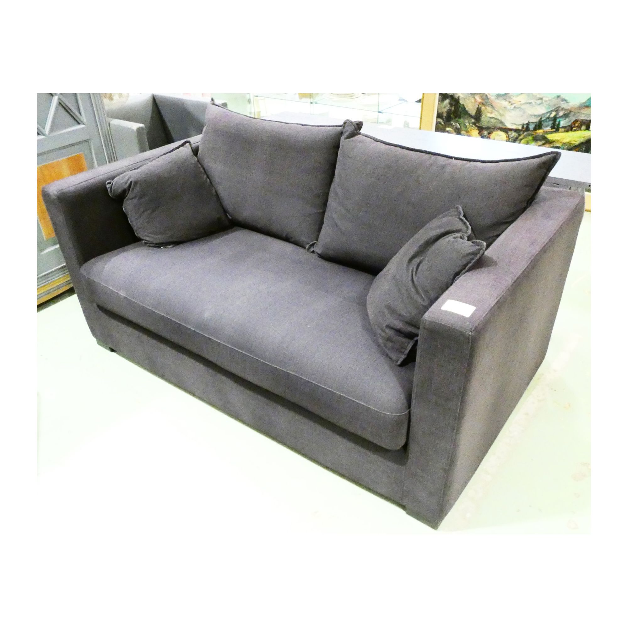 Sofa Fabric Grey MOULINS Sofa Fabric Grey MOULINS