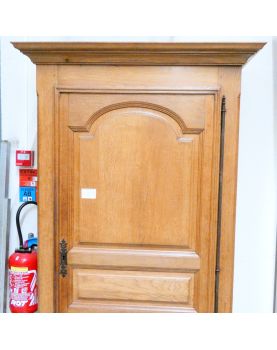 Bonnetière en Chêne Clair Porte Moulurée
