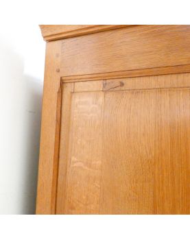 Bonnetière en Chêne Clair Porte Moulurée