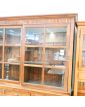 Buffet 2 Corps en Teck Haut 2 Porte Coulissantes 2 Portes 7 Tiroirs