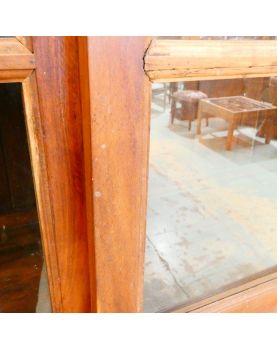 Buffet 2 Corps en Teck Haut 2 Porte Coulissantes 2 Portes 7 Tiroirs