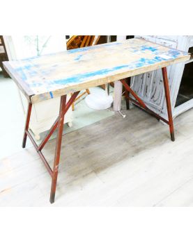 Old Patinated Folding Workbench