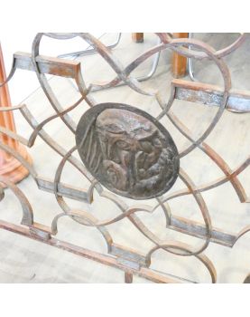 Large Rambarde d'Escalier in Iron Forged