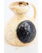 Ceramic Pitcher with Crackle Decor