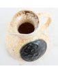 Ceramic Pitcher with Crackle Decor