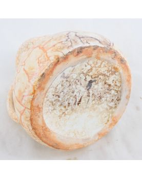 Ceramic Pitcher with Crackle Decor