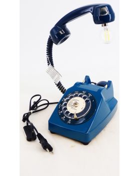 Lampe Téléphone à Cadran Bleu