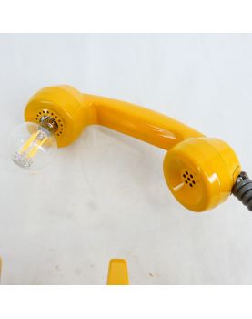 Yellow Dial Telephone Lamp