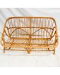 4 Piece Rattan Living Room Set from the 70s