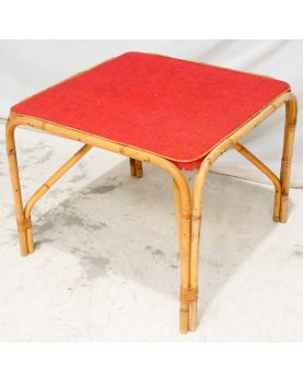 Ensemble Salon de 4 Pièces en Rotin Années 70
