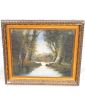 Oil on canvas Landscape by Baldy in the style of BARBISON