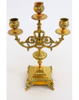 Chandelier en Laiton XIXe Siècle