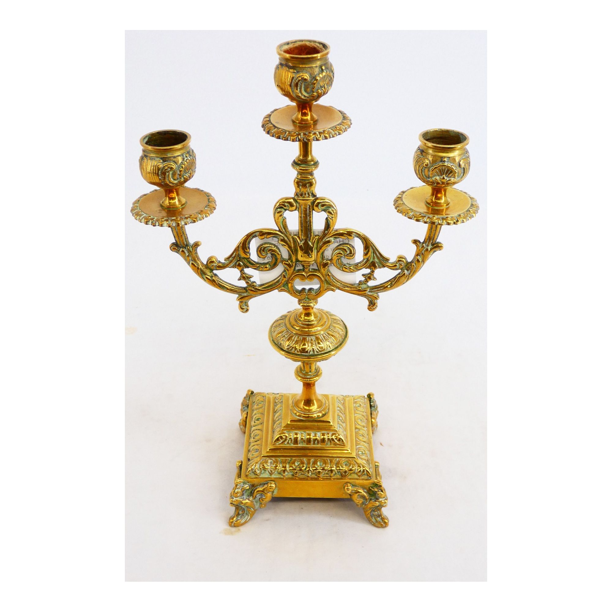 Chandelier en Laiton XIXe Siècle Chandelier en Laiton XIXe Siècle