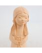 Small Fillette Bust in Earth Cuite PM