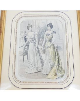 Original engraving Signée LEFRANCO