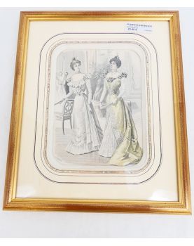 Original engraving Signée LEFRANCO