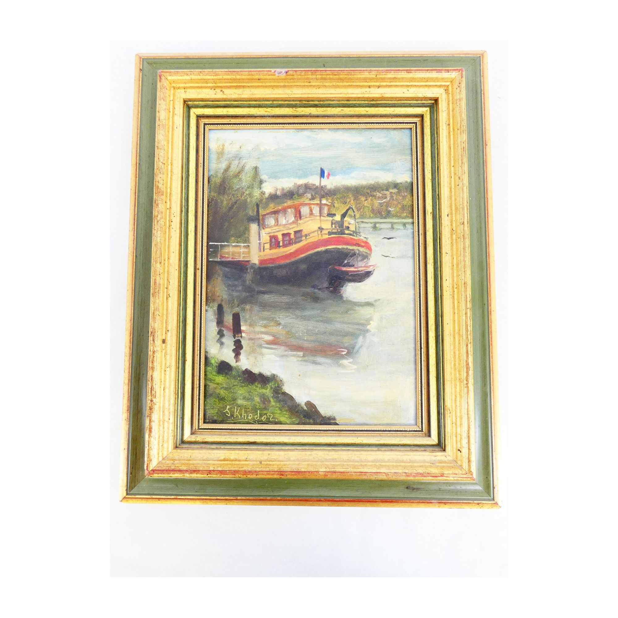 Huile sur Panneau Peniche CODORD Huile sur Panneau Peniche CODORD