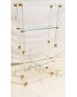 Étagère en Plexiglass Avec Plateau en Verre