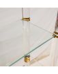 Étagère en Plexiglass Avec Plateau en Verre