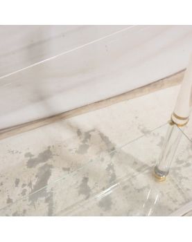 Étagère en Plexiglass Avec Plateau en Verre