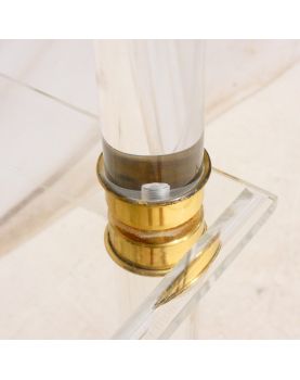Étagère en Plexiglass Avec Plateau en Verre