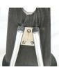 Set of 3 Modern Chairs in Chrome