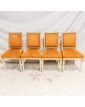 Set of 4 Chairs Taped Style Louis XVI