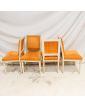 Set of 4 Chairs Taped Style Louis XVI