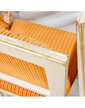 Set of 4 Chairs Taped Style Louis XVI