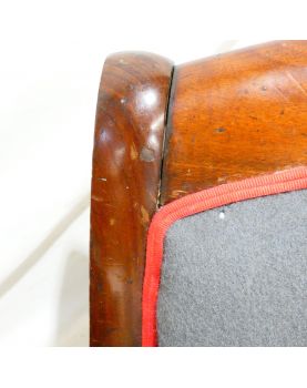Paire de Fauteuils à Crosse à Restaurer