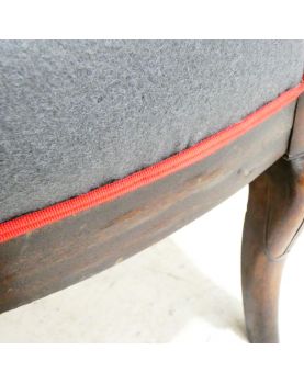 Pair of Armchairs in Crosse in Restaurer