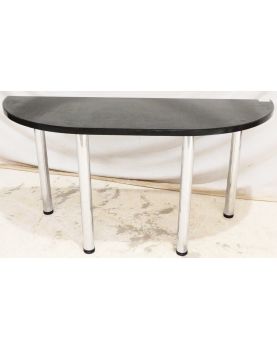 Console Demi Lune Dessus Marbre Noir