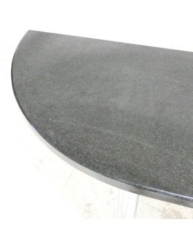 Console Half Moon Dessus Marble Black