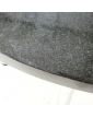 Console Demi Lune Dessus Marbre Noir