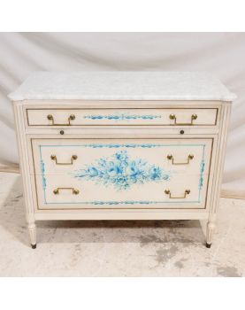 Chest of drawers Modern Style Louis XVI Top Marble White