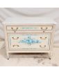 Commode Moderne Style Louis XVI Dessus Marbre Blanc
