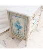 Commode Moderne Style Louis XVI Dessus Marbre Blanc