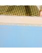 Small Office 2 Drawers 2 Tablets Style Louis XVI Dessus Bleu
